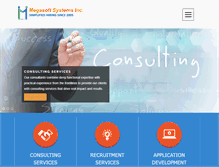 Tablet Screenshot of megasoftsystems.com